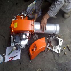 天津市某企業(yè)百得燃燒器廢氣加熱除臭項目竣工--3