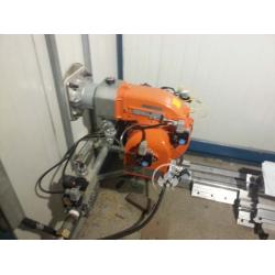 河北廊坊噴漆流水線熱風(fēng)爐百得燃燒器改造